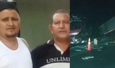 Hugo Alberto Vargas Zafra y su papá Hugo Vargas.