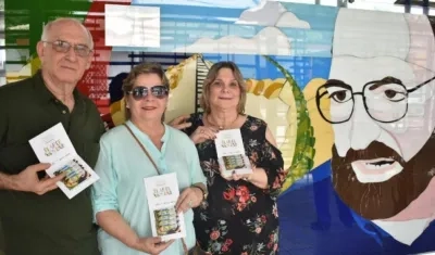 Magda y Raúl “El Mono” Correa De Andréis, y su prima Sandra Barrero Correa.