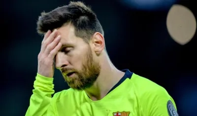 Lionel Messi, delantero argentino. 