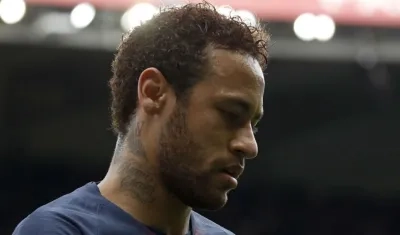 Neymar, delantero brasileño. 