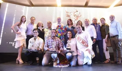 Galardonados de los Premios Promigas 'Ernesto McCausland Sojo'.