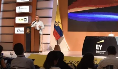 El Presidente de la República, Iván Duque.