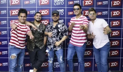 Kenel Swing, Luis Campillo, Yader Romero, Jaime Campillo y Rafael Daza.