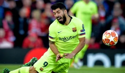 Luis Suárez, delantero uruguayo. 