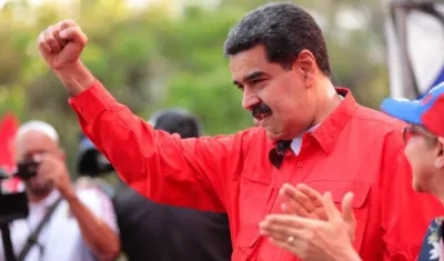 El Presidente de Venezuela, Nicolás Maduro.