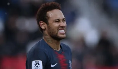 Neymar, delantero brasileño. 