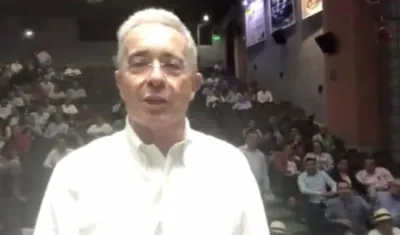 Álvaro Uribe Vélez, expresidente y senador de Centro Democrático.