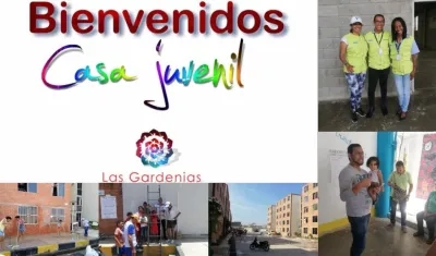 Casa juvenil, línea de acción de Corporación Responder para los jóvenes en Las Gardenias.