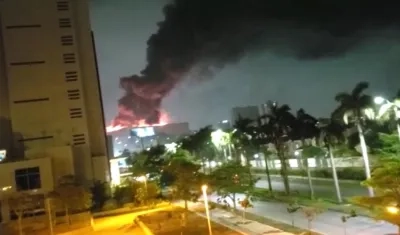 Imagénes del Incendio.