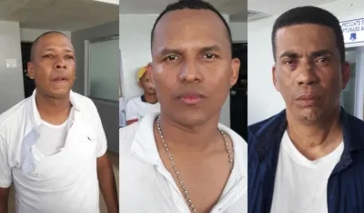 Luis Rafael Domínguez, Jefferson Alberto Villar Ortega y Paz Kelly Guerrero.