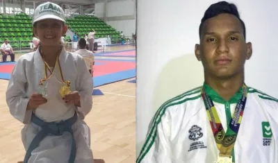 Laudith Cabrera y Juan Pablo Ruiz.