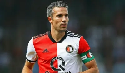  Robin van Persie, delantero holandés. 