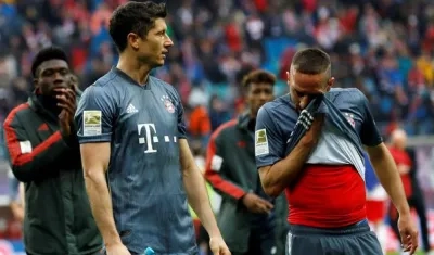Los jugadores del Bayern Múnich.