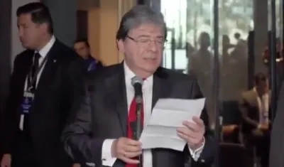 Carlos Holmes Trujillo, canciller colombiano.