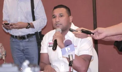 Óscar David Galán, precandidato Liberal a la Gobernación del Atlántico.