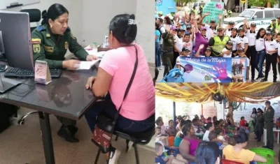 Las 18 uniformadas serán enlace con las mujeres víctimas de violencia intrafamiliar en el Atlántico.