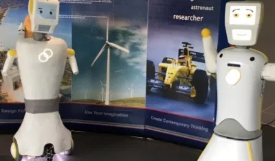 "Stevie II" es una versión avanzada del primer robot de asistencia social. 