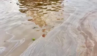 La mancha objeto de la alarma.