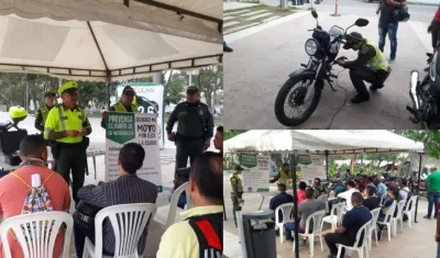 La campaña incluye charlas y marcación de autopartes.