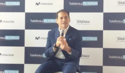 Fabián Hernández, presidente CEO de Telefónica Colombia.
