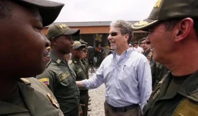 El embajador de los Estados Unidos Kevin Whitaker.