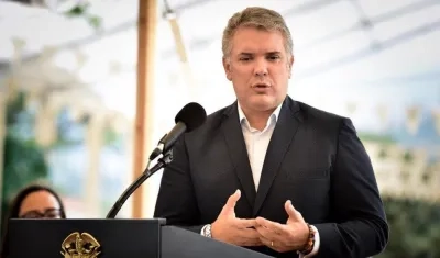El Presidente de la República, Iván Duque.