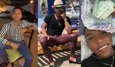 Daniel José Osorno Márquez  presumiendo de su roba y el dinero que obtenía de forma ilícita.