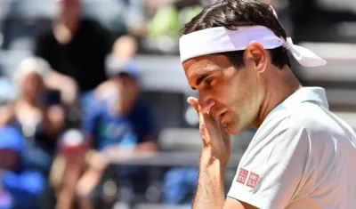 Tenista suizo Roger Federer.