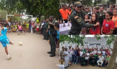 La actividad se realizó en el barrio San José del mencionado municipio.