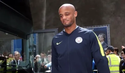 El defensa belga Vincent Kompany.