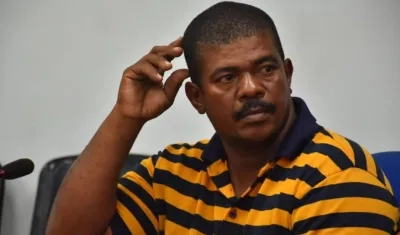 Gimy Chapman durante la audiencia.