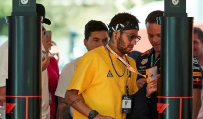 El delantero brasileño Neymar.