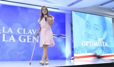 La candidata a la Gobernación, Elsa Noguera.