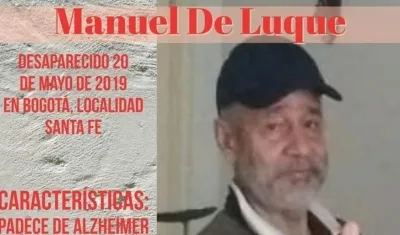 Manuel De Luque, el hombre desaparecido.