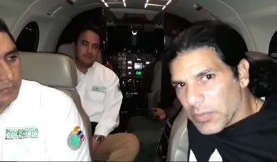 Assí Moosh Ben Mush, cuando era expulsado por Migración Colombia hace un año.