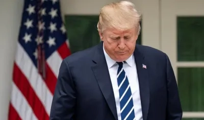  Donald Trump, presidente estadounidense.