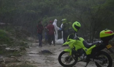 Lugar donde hallaron a la pequeña María José.