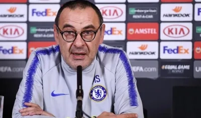 Maurizio Sarri, entrenador del Chelsea.