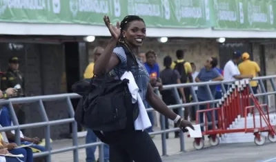 Caterine Ibargüen, atleta colombiana.