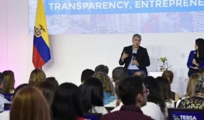 Presidente Duque en Barranquilla.