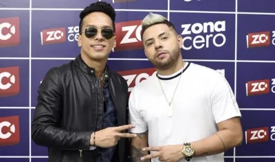 Los cantantes Mike Rodríguez y Danny Daniel.