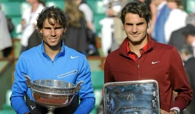Rafael Nadal y Roger Federer.