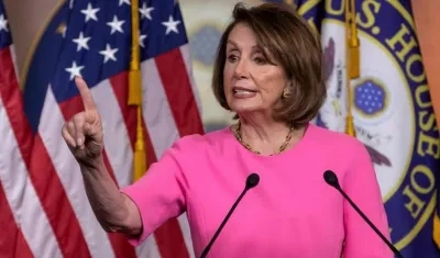 La presidenta de la Cámara Baja de EE.UU., Nancy Pelosi.