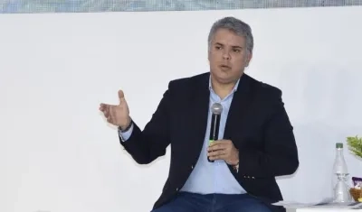 Iván Duque, presidente de Colombia.