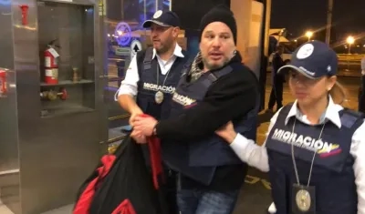 Raúl Gutiérrez Sánchez, cubano expulsado de Colombia.