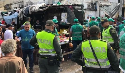 Operativo en Barranquillita.