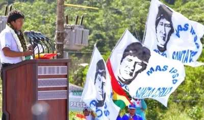 Evo Morales, presidente de Bolivia.