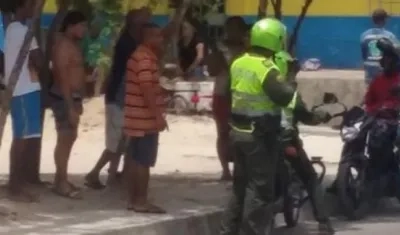 Lugar donde resultó herida una mujer en la Ciudadela Metropolitana