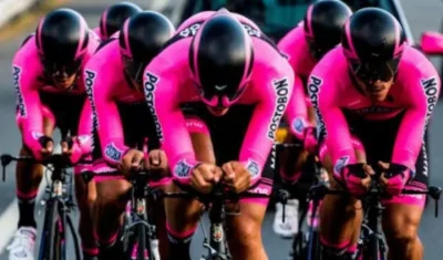 Equipo de Manzana Postobón que hoy fue liquidado.