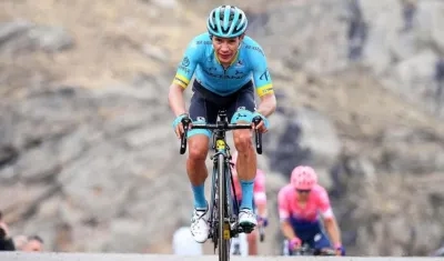 El ciclista colombiano Miguel Ángel López.